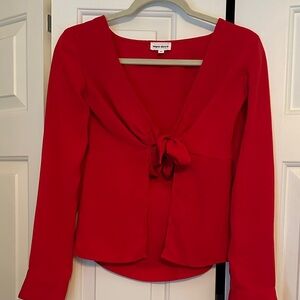 Superdown Vibrant Red Blouse
